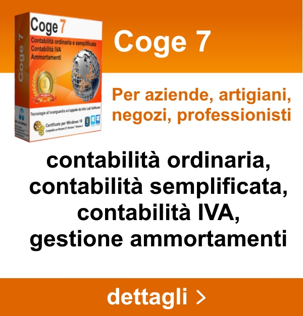 software gestionale pacchetto Coge7